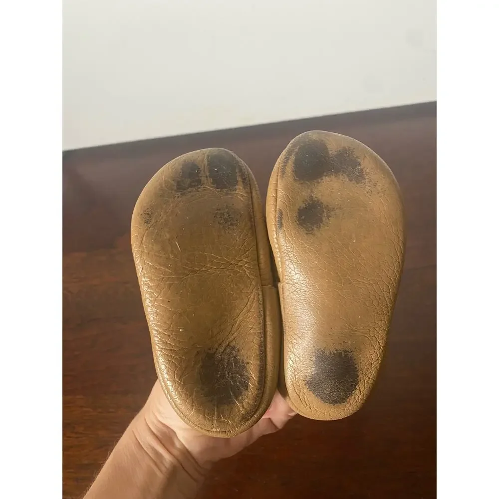 Genuine Leather Soft Sole Moccasins Sz 6